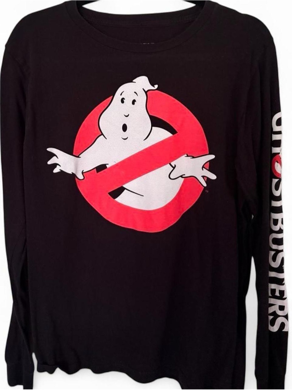Ghostbusters Black Long-Sleeve Adult Shirt Men Women M “Who you going to call?”